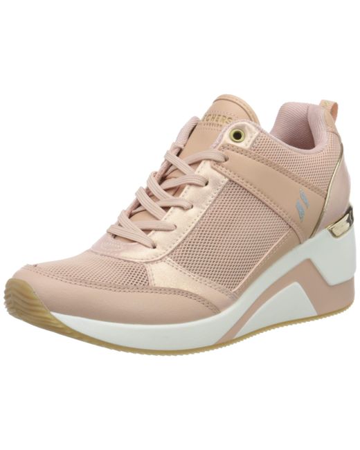 Skechers Pink Million Air Up There Trainers