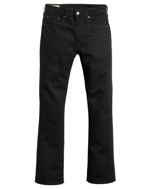 Levi's Black 527 Slim Boot Cut Jeans for men