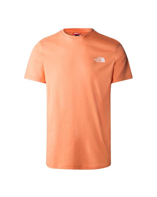 The North Face Eu T-Shirt - NF0A2TX5 Lachs in Orange für Herren