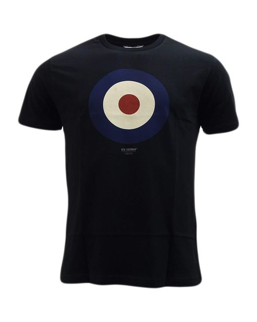 Ben Sherman Blue Sherman S Classic Target T-shirt 47812/59935 - Navy for men