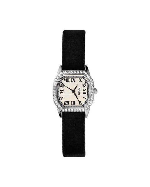 Fossil Black Es5391 Ladies Harlow Choker Watch