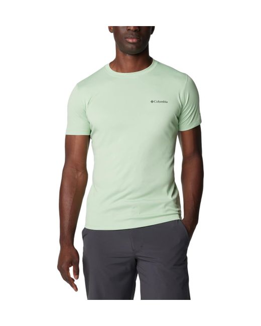 Columbia Green Zero Rules Short Sleeve T-shirt for men