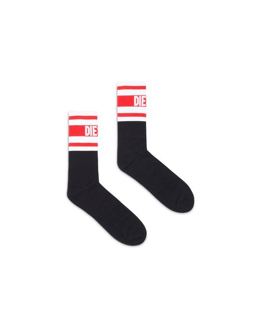 DIESEL Red Skm-ray Socks for men