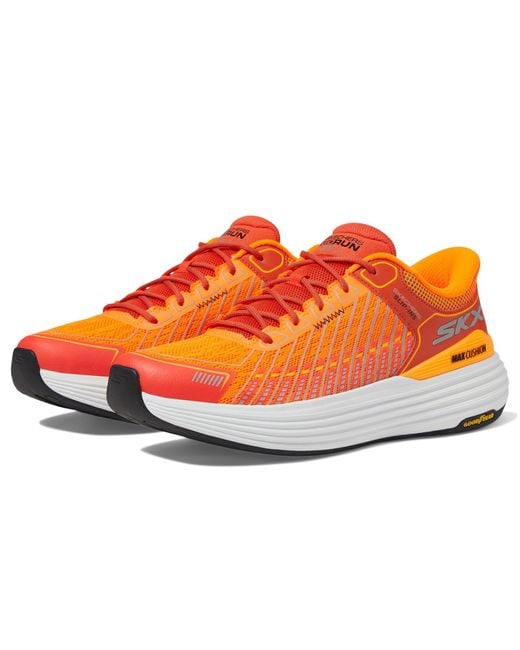 Skechers Max Cushioning Suspension-Nitevizn Sneaker in Orange für Herren