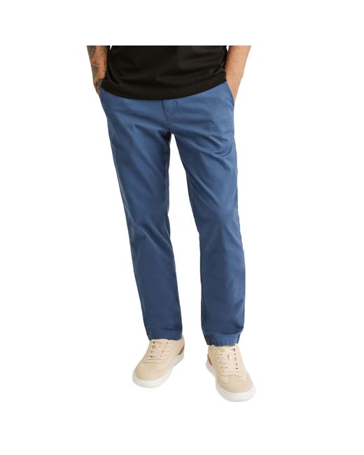 Tommy Hilfiger Blue Denton Chino 1985 Pima Cotton Trousers for men