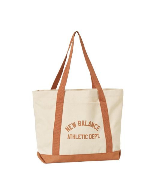 New Balance Brown Classic Canvas Tote