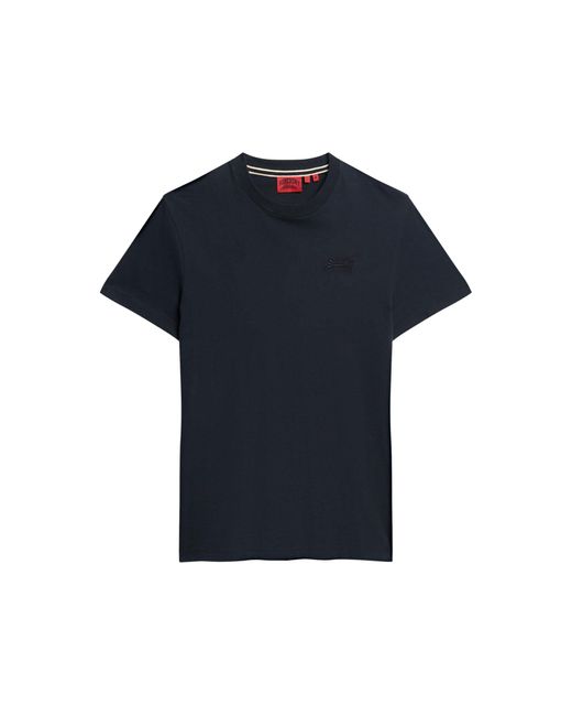 T-shirt Essential pour homme en coton bio avec logo Superdry pour homme en coloris Blue