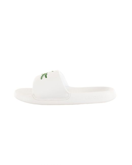 Serve Slide 1.0 di Lacoste in White da Uomo