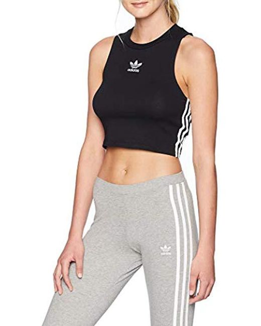 adidas originals cropped tank top