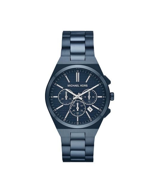Michael Kors Analoog Horloge Kwarts Met Roestvrijstalen Armband Mk9147 in het Blue voor heren