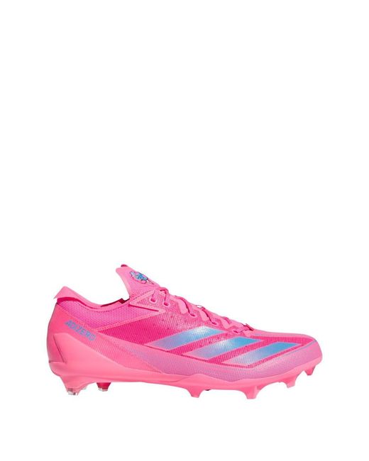 Adidas Pink Adizero Electric American Football Cleats for men