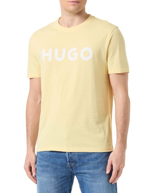 HUGO Yellow Dulivio T-shirt for men