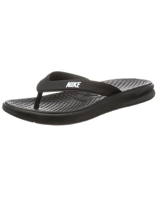 Nike Black Solay Thong Flip-flop