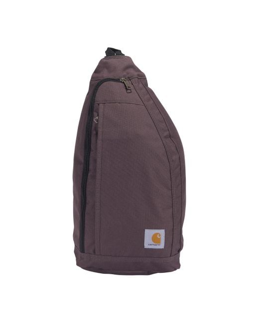 Carhartt Purple Bag, Sling Crossbody Backpack With Side Release Buckle & Tablet Sleeve, Wine, One Size
