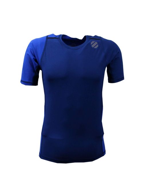 Reebok Ufc Blue Speedwick Performance Training Compression T-shirt Aj0139 for men