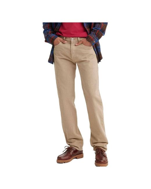 Levis 501 33 84 Levis Original Let US GO GD Couleur 3384 Beige Taille Levi s pour homme en coloris Rouge Lyst