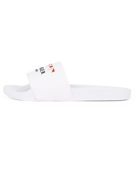 Tommy Hilfiger Badeschuhe Flags mit Logo in Black für Herren