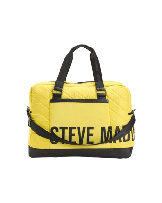 Steve Madden Yellow Bhoney Duffel Bag