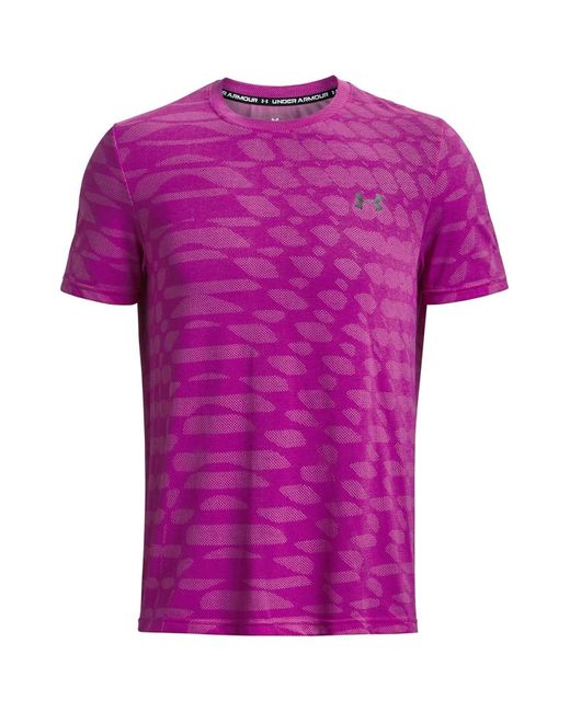 Under Armour S Seamless T-shirt Purple S for men