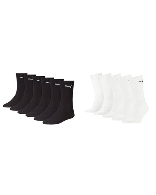 Sportsocke Schwarz 35-38 Socken Weiß 35-38 PUMA de hombre de color Black