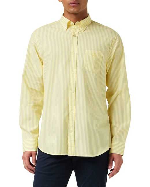 Gant Yellow Reg Broadcloth Stripe Bd for men