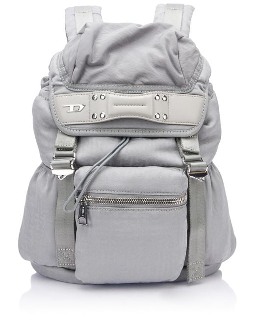 DIESEL Gray Monogram Nylon Mono S X Backpack