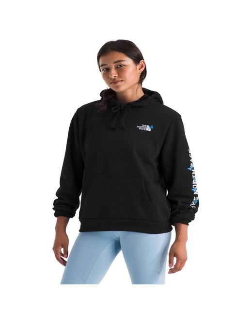 The North Face Black Evolution Butterfly Hoodie | 2 Piece Hood With Drawcord