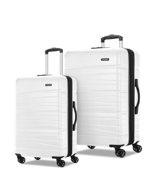 Samsonite Evolve Se Hardside Expandable Luggage With Spinners | Snow White | 2pc Set