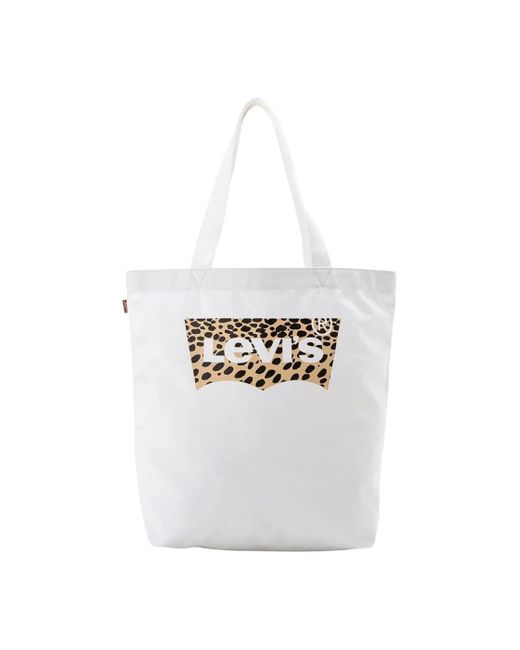 Levi's White 's Batwing Tote