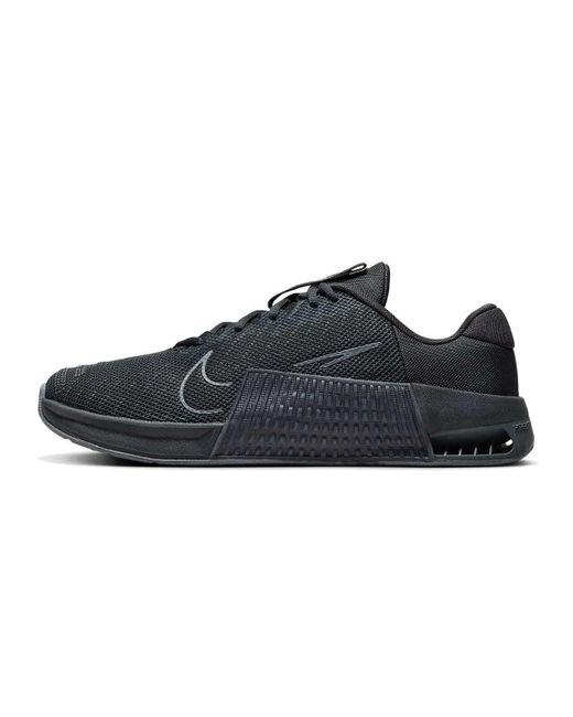 Nike Blue Metcon 9 Trainers Gym Fitness Workout Shoes Dark Smoke Grey/monarch/smoke Grey Dz2617-014 Uk 8 for men