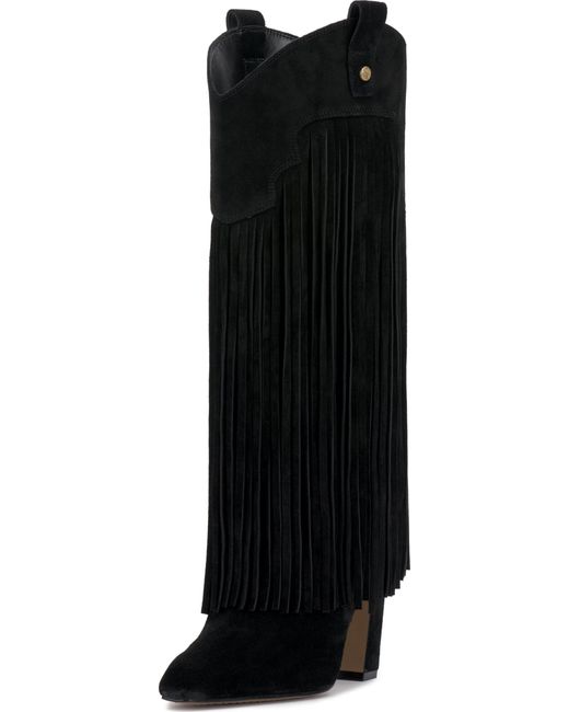 Vince Camuto Black Shela Knee High Boot