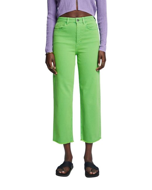 023ee1b326 Pantalones Esprit de color Green