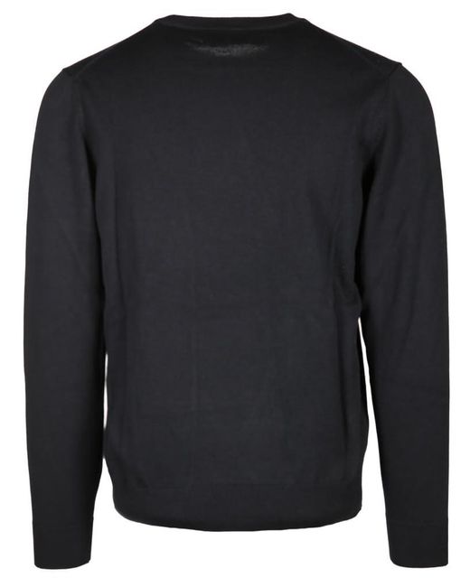 Gant Blue Classic Cotton C-neck Sweater for men