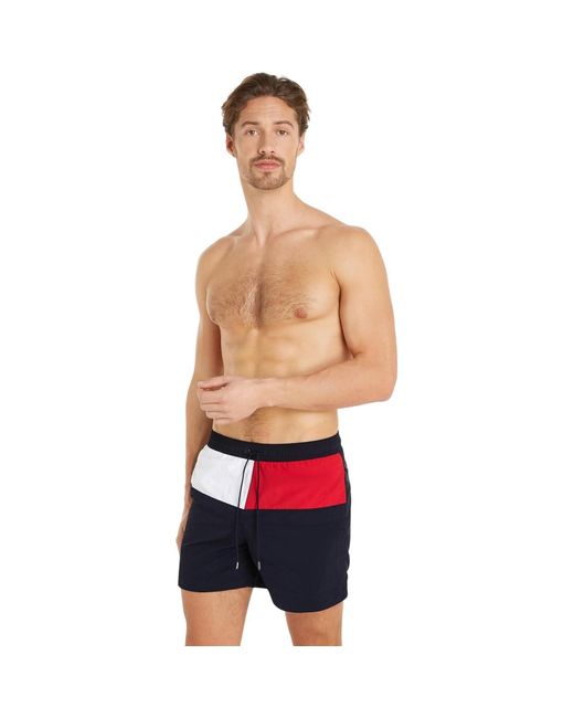 Maillot De Bain Medium Drawstring Long Tommy Hilfiger pour homme en coloris Blue