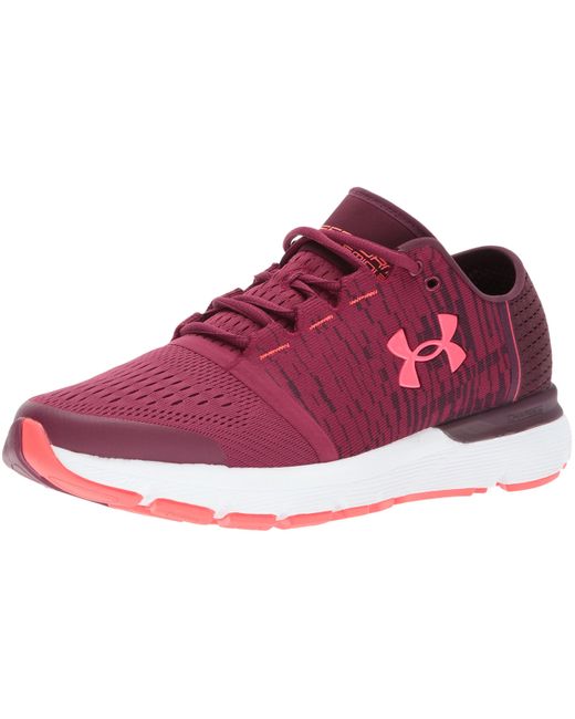 Under Armour Purple Speedform Gemini 3 Graphic Running Shoes