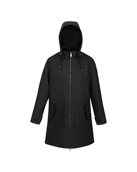 Regatta Black S Fantine Insulated Hooded Full Zip Jacket Coat