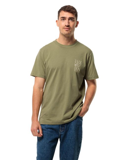 Jack Wolfskin Jack Tent T M T-Shirt in Green für Herren