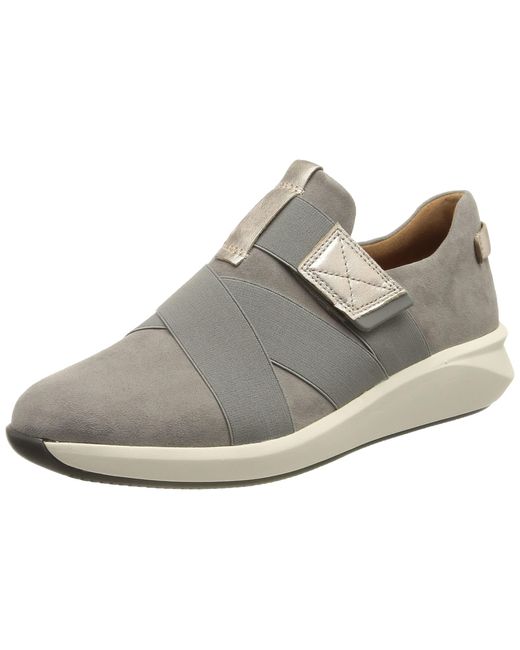 Clarks Un Rio Strap Sneakers in Light Grey (Grey) | Lyst UK