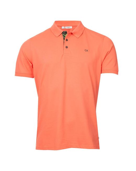 Calvin Klein Pfirsichtarn in Orange für Herren