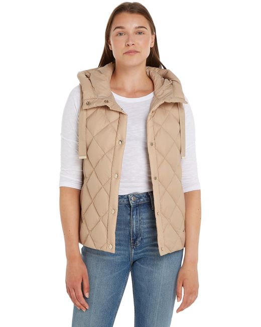 Tommy Hilfiger Blue Weste Classic Lw Down Quilted Vest Steppweste