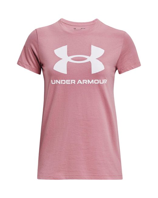 Under Armour Pink Ua Tech Tee 2.0 Kurzarm Shirt