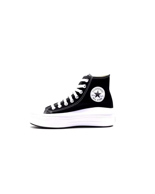 Converse Black Chuck Taylor All Star Move High Top PLATEAU-SNEAKER