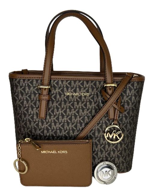 Michael Kors Jet Set Travel XS Carryall Convertible Top Zip Tote