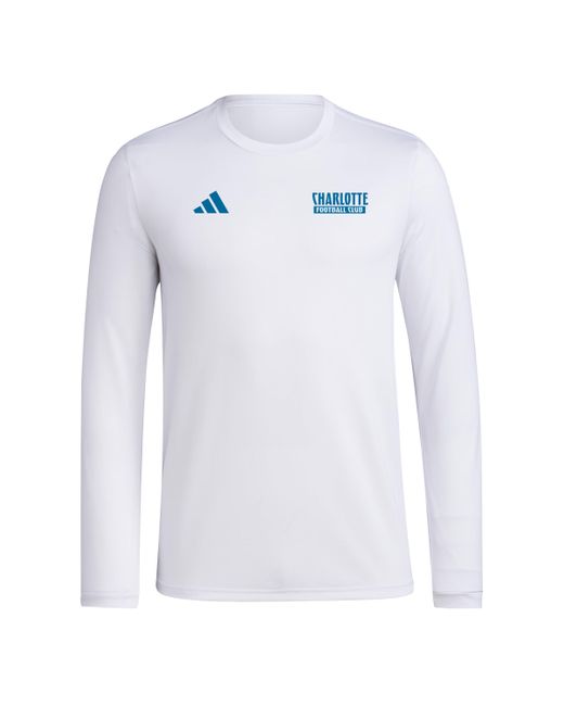 Adidas Blue Standard Fc Pre-game Long Sleeve T-shirt for men