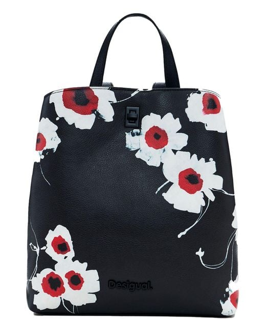 Zaino fiori S di Desigual in Black