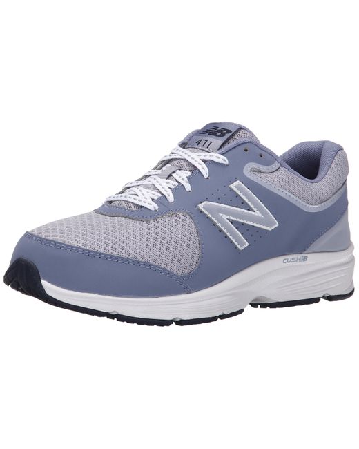 New Balance 411 V2 Lace-up Walking Shoe in Grey (Gray) - Lyst