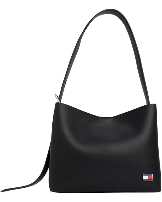 Tommy Hilfiger Black Tjw Cool Hobo Bag Aw0aw17871 Andere Handtaschen