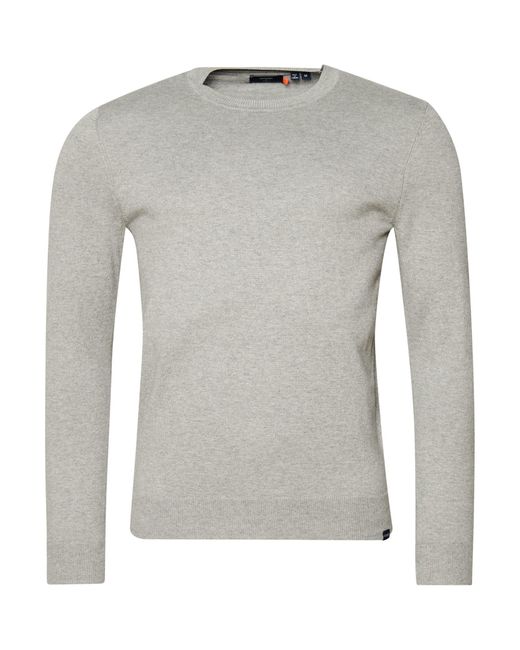 Vintage EMB Cotton/Cash Crew M6110293A Fog Grey Marl M Hombre Superdry de hombre de color Gray