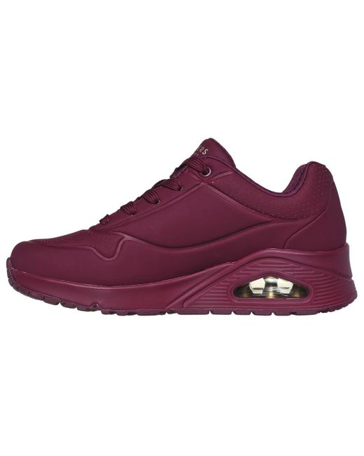 Skechers Red UNO Stand on Air Sneaker Violett