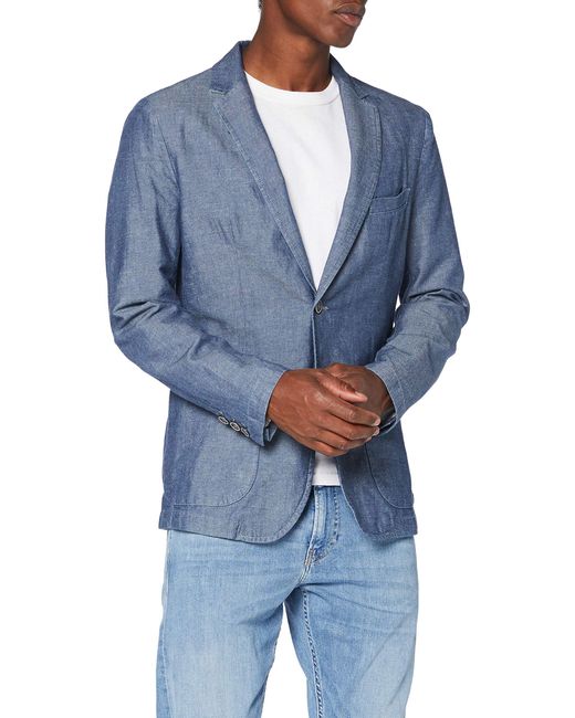 Benetton (Z6ERJ) Giacca Jacke in Blue für Herren